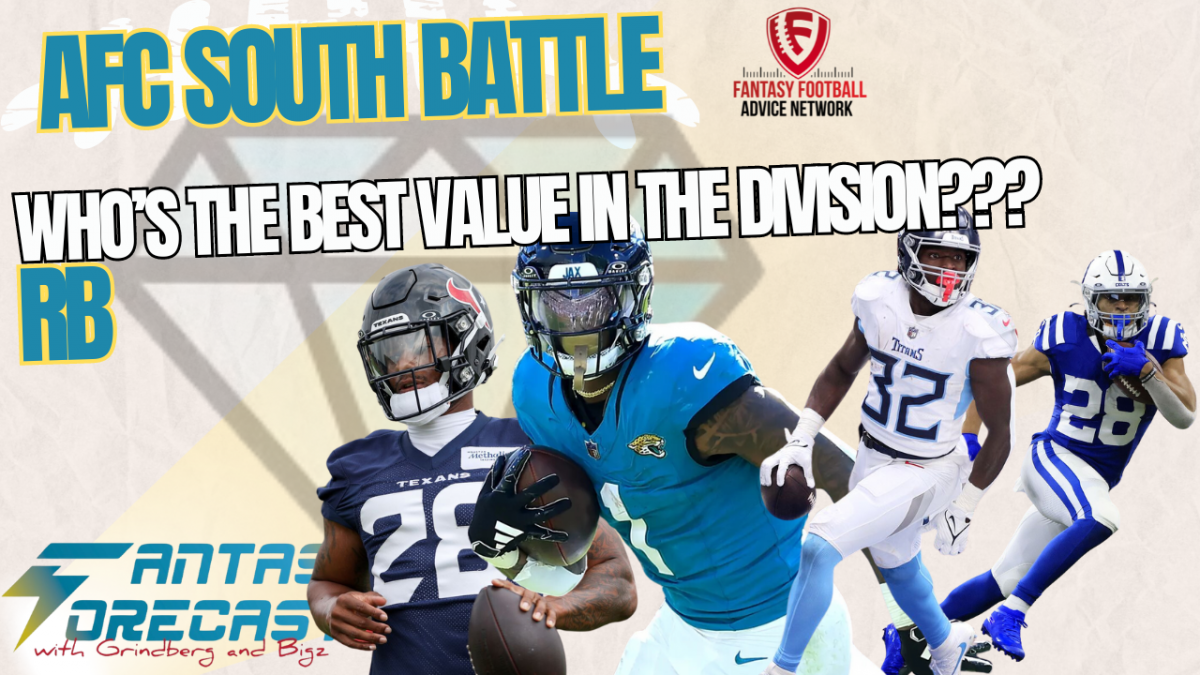 Which RB in the AFC South is the best value at ADP?